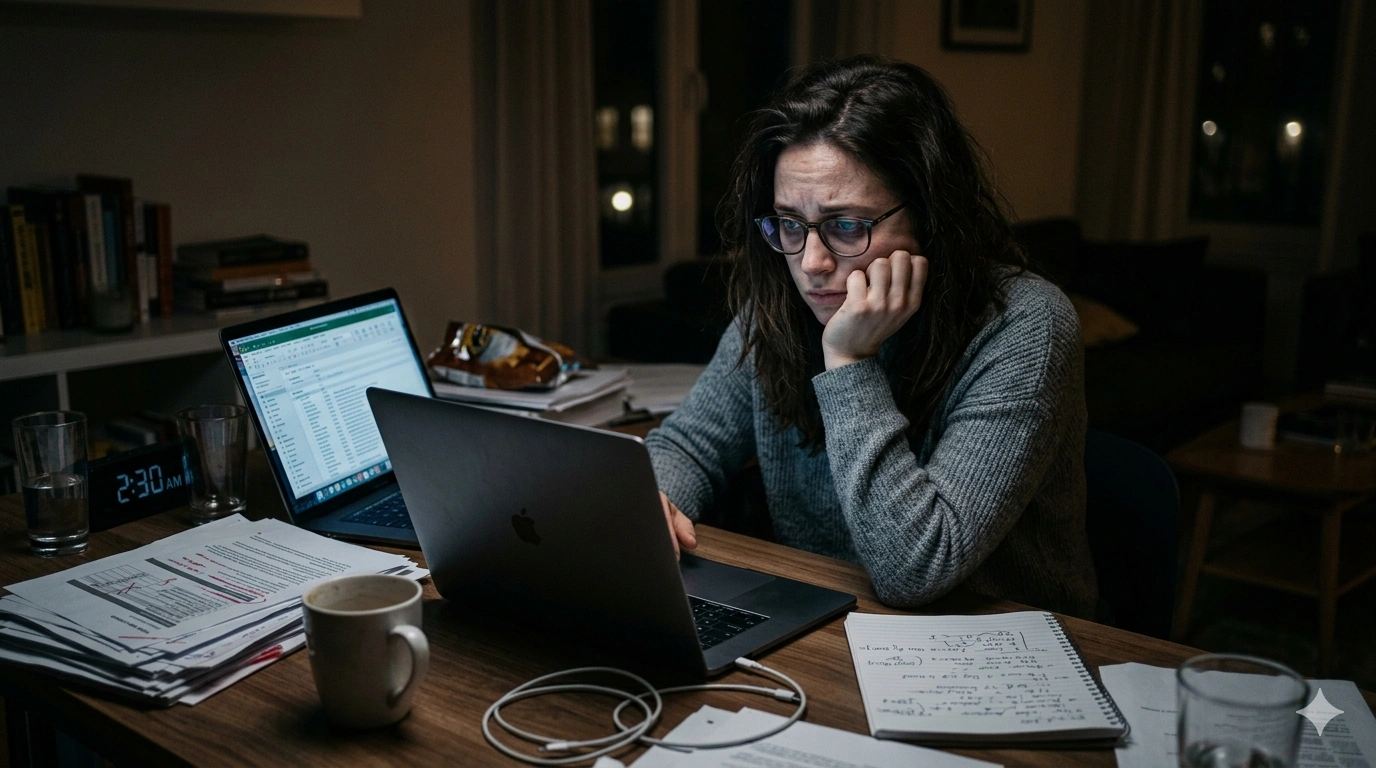 Sleep deprivation affecting mood, emotional balance, and mental wellbeing.
